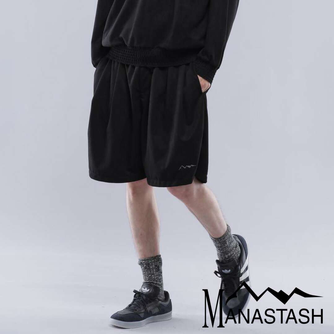 MANASTASH/マナスタッシュ/SPRING LODGE SHORTS/スプリングロッジショーツハーフパンツ ズボン 無地 シンプル ブラック オリーブ ベージュ S~2XL 大きいサイズ 24ss 新作 春夏