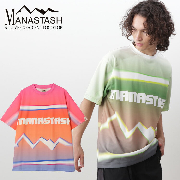 【MANASTASH】MANASTASH/マナスタッシュ/ALLOVER GRADIENT LOGO