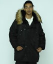 ☆タイムセール｜【MANASTASH】MANASTASH/マナスタッシュ/EXTRA MILE N-3 FIELD COAT/フィールドコートアウター コート ジャケット ブルゾン M~2XL ブラック カーキ 大きいサイズ ファー フライトジャケット ミリタリー 秋冬 23fw aw 新作 ゴープコア