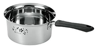 鍋片手鍋14cmそそぎやすいステン...