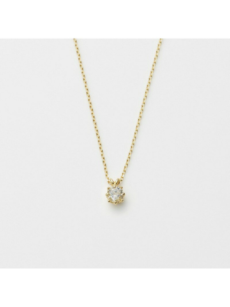 K18ダイヤモンドネックレス(0.1ct) NOJESS ノジェス アクセサリー・腕時計 チョーカー【送料無料】[Rakuten Fashion]