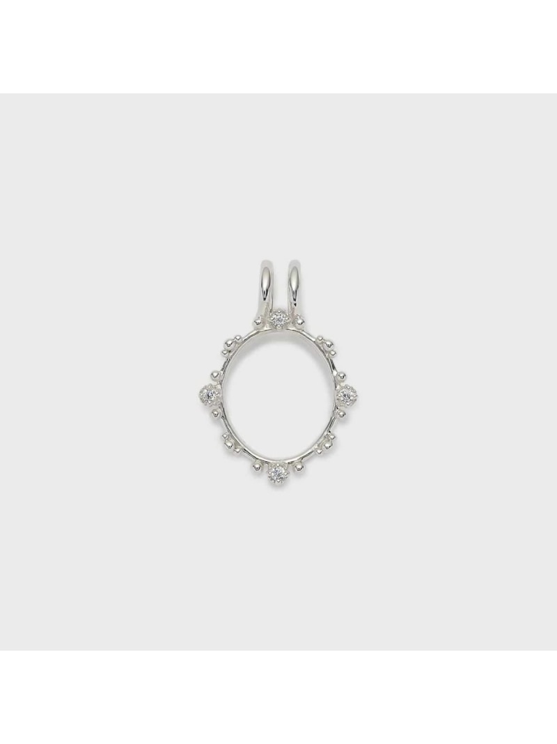 シルバーキュービックジルコニアチャーム NOJESS ノジェス アクセサリー・腕時計 その他のアクセサリー・腕時計 シルバー【送料無料】[Rakuten Fas...