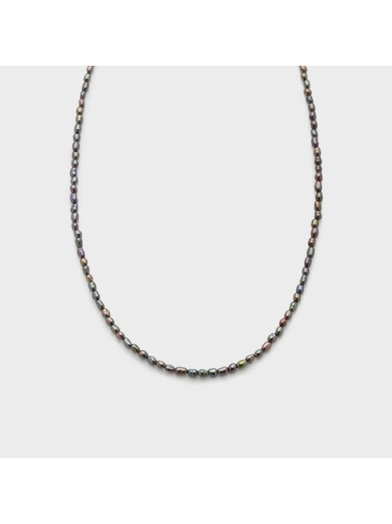 乐天商城 - K10パールネックレス NOJESS ノジェス アクセサリー・腕時計 ネックレス ブラック【送料無料】[Rakuten Fashion]