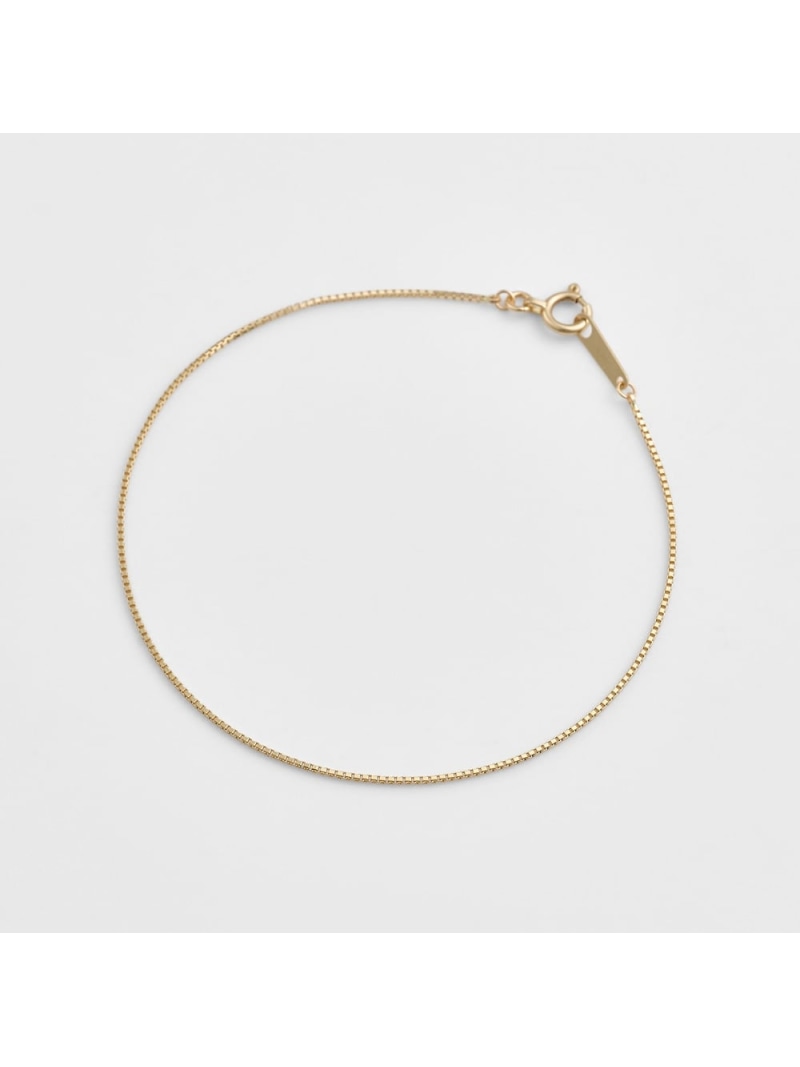 《WEB限定》K10ブレスレット agete アガット アクセサリー・腕時計 ブレスレット・バングル イエロー【送料無料】[Rakuten Fashion]