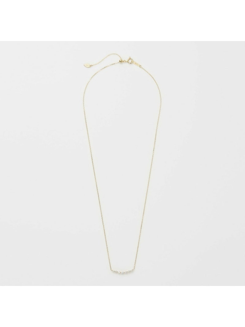 K18ダイヤモンドネックレス agete アガット アクセサリー・腕時計 ネックレス ホワイト Rakuten Fashion aands-store-10000089 agete楽天市場店 サンプル画像2
