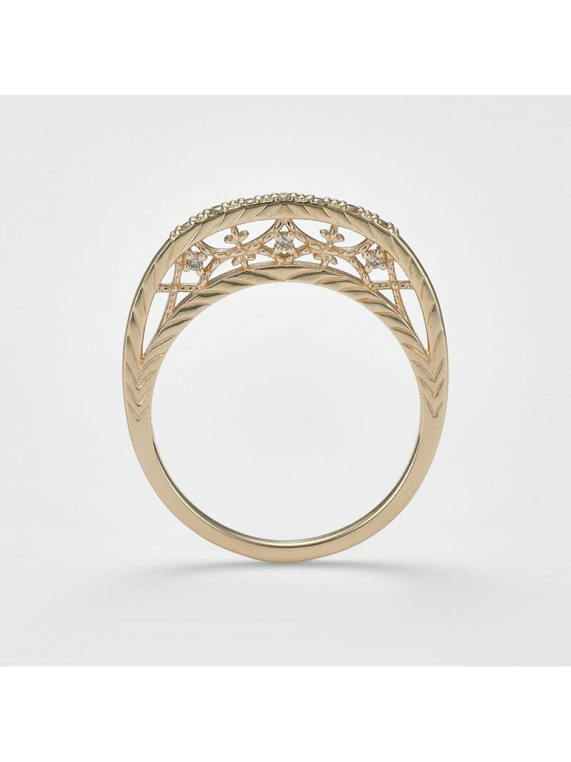 乐天商城 - K5ダイヤモンドリング agete アガット アクセサリー・腕時計 リング・指輪 イエロー【送料無料】[Rakuten Fashion]