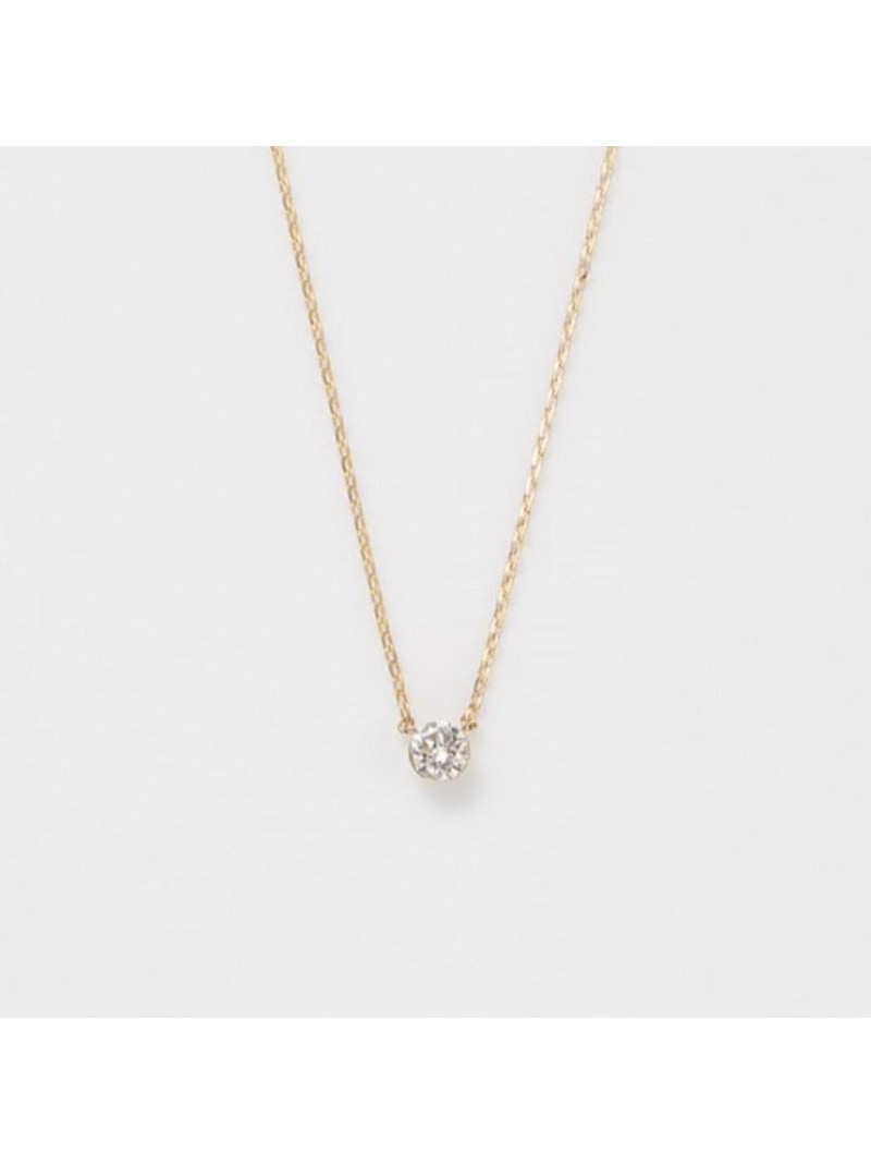 アガット ネックレス（レディース） 【SALE／10%OFF】K18ダイヤモンドネックレス(0.1ct) agete アガット アクセサリー・腕時計 チョーカー ホワイト【RBA_E】【送料無料】[Rakuten Fashion]