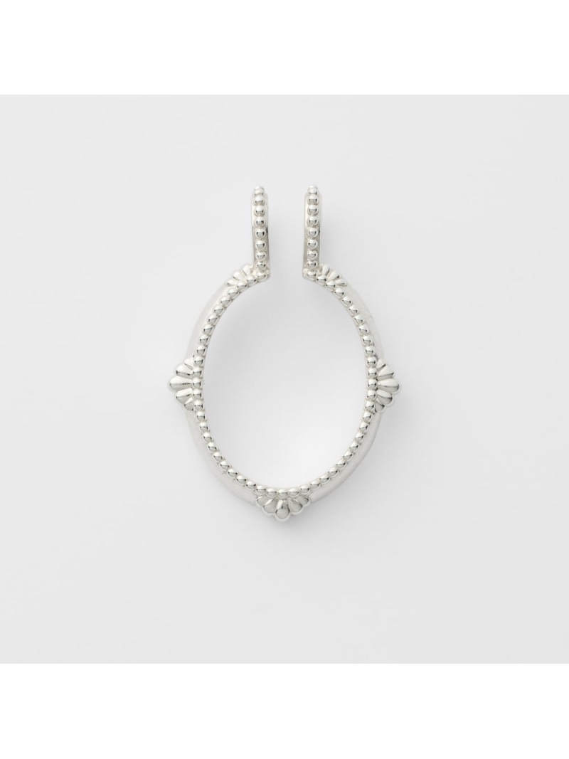 シルバーフレームチャーム agete アガット アクセサリー・腕時計 その他のアクセサリー・腕時計 シルバー【送料無料】[Rakuten Fashion]