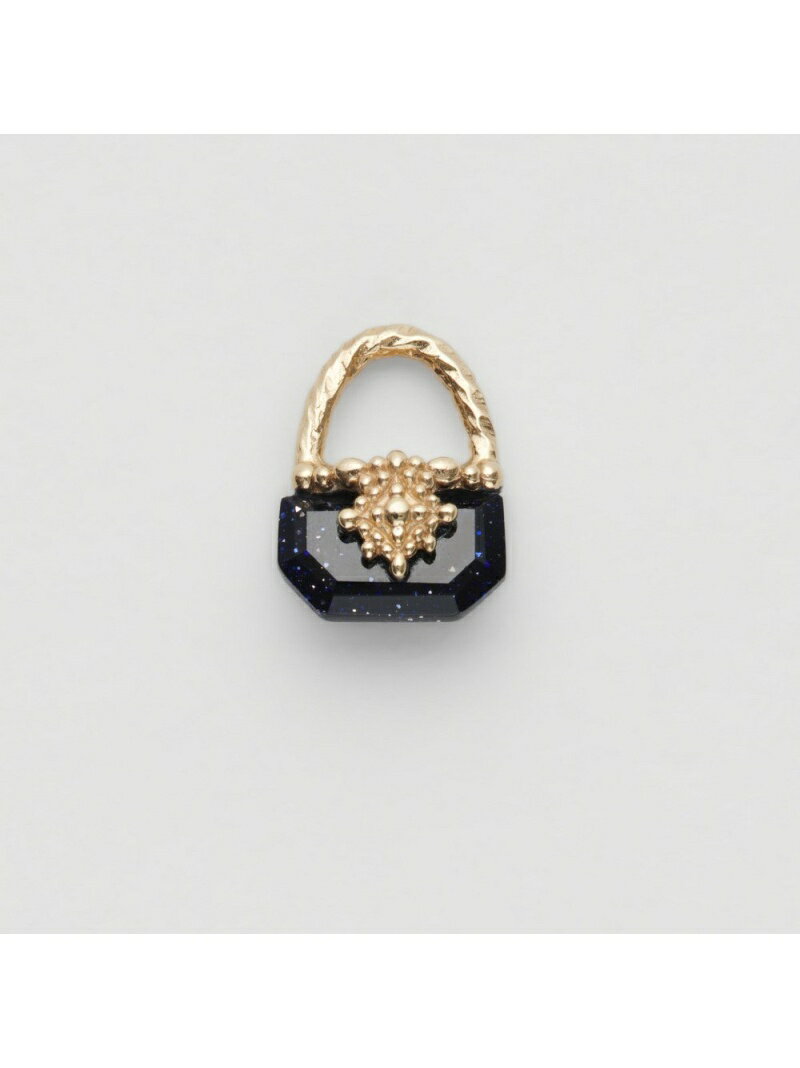 楽天agete／NOJESS楽天市場店【Tiny Bag Charm】K10紫金石チャーム NOJESS ノジェス アクセサリー・腕時計 その他のアクセサリー・腕時計 ブラック【送料無料】[Rakuten Fashion]