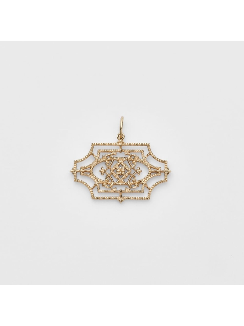 K5ネックレスチャーム agete アガット アクセサリー・腕時計 その他のアクセサリー・腕時計 イエロー【送料無料】[Rakuten Fashion]