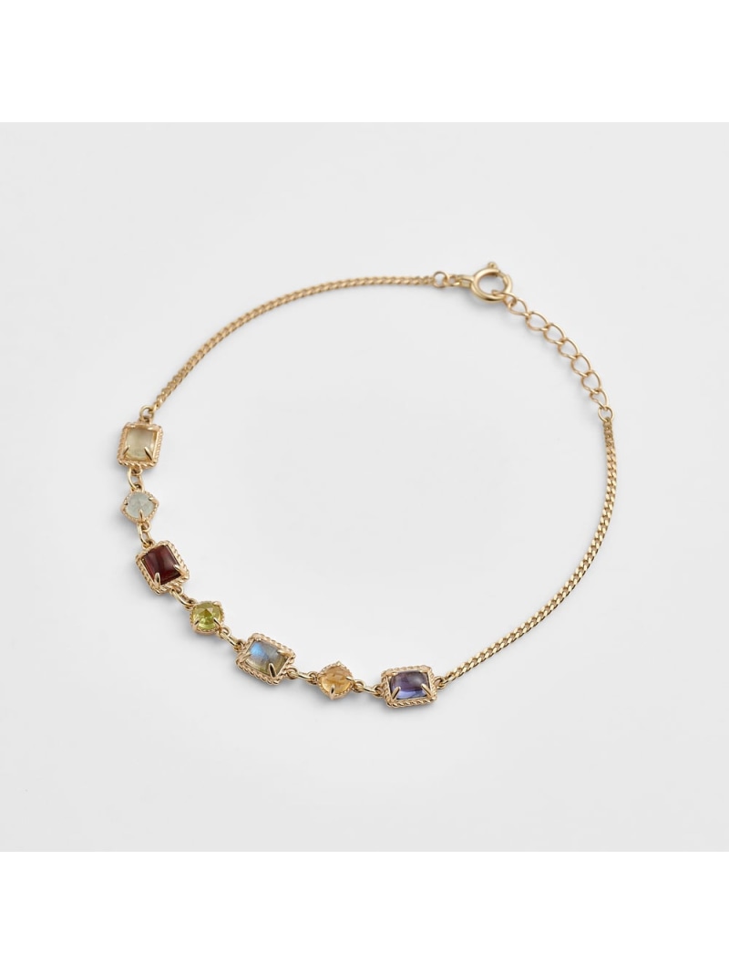 K10マルチストーンブレスレット agete アガット アクセサリー・腕時計 ブレスレット・バングル【送料無料】[Rakuten Fashion]