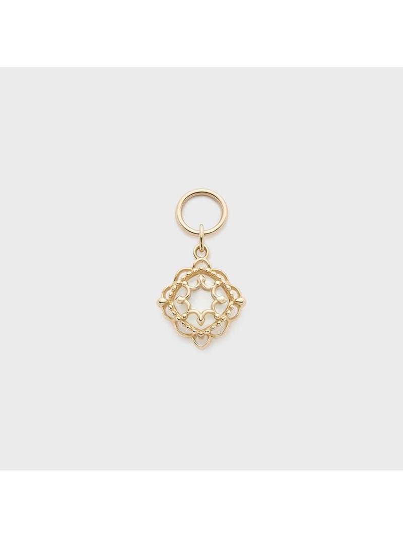 【Tiny Charm】K10クォーツ/シェルチャーム NOJESS ノジェス アクセサリー・腕時計 その他のアクセサリー・腕時計 ホワイト【送料無料】[Rakuten Fashion]