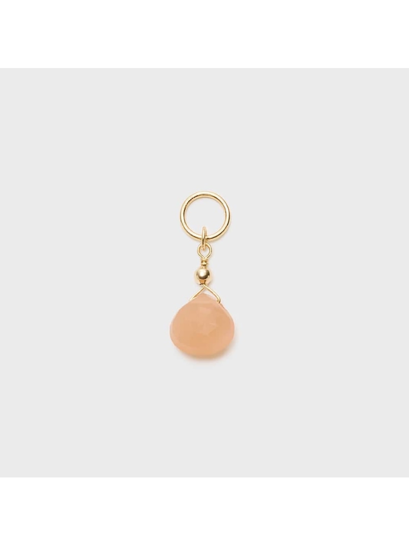 【Tiny Charm】K10ムーンストーンチャーム NOJESS ノジェス アクセサリー・腕時計 その他のアクセサリー・腕時計 オレンジ【送料無料】[Raku...