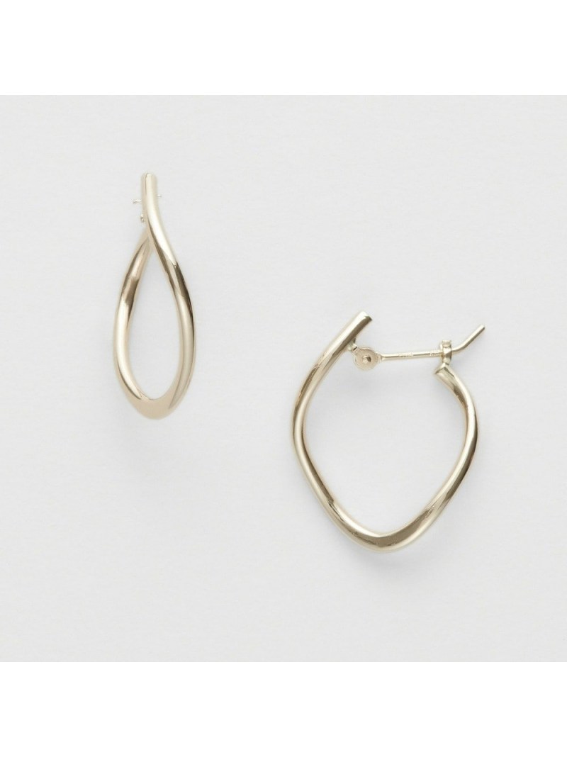 K10ピアス agete アガット アクセサリー・腕時計 ピアス イエロー【送料無料】[Rakuten Fashion]