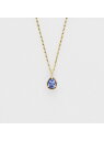 【WEB限定】12月バースストーン/K10タンザナイトネックレス NOJESS ノジェス アクセサリー・腕時計 チョーカー ブルー【送料無料】[Rakuten ...