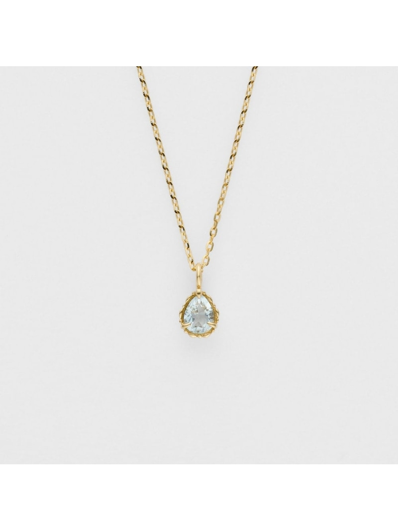 【WEB限定】3月バースストーン/K10アクアマリンネックレス NOJESS ノジェス アクセサリー・腕時計 チョーカー ブルー【送料無料】[Rakuten F...