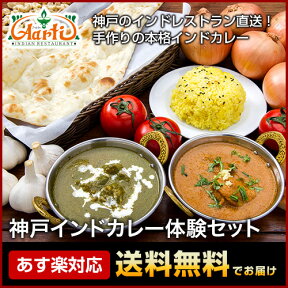 神戸インドカレー体験セット ≪あす楽対応≫ 送料無料神戸アールティーから手作りを直送 カレー インド料理 冷凍