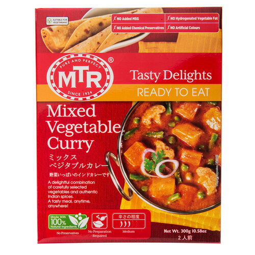 MTR ミックスベジタブル 300gMix Vegetable インドカレー レトルト インド製