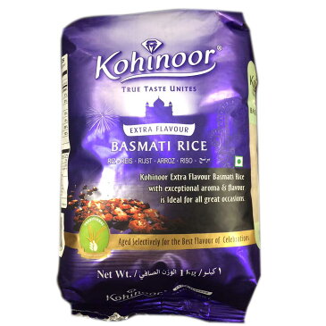 バスマティライス コヒヌール 10kg(1kg×10袋) インド産Basmati Rice KOHINOOR Aromatic Rice ヒエリ 米 香り米 バスマティーライス 香米