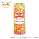 商品詳細 商品名 Bvitas ピンクグァバ ジュース 原材料名 グァバ：グァバ、砂糖、ph調整剤（クエン酸）、酸化防止剤（ビタミンC）、乳化剤、着色料（カロテン、赤3号）、天然香料　 内容量 250ml ×12缶 商品形態 常温（クール便商品とは同梱できません） 賞味期限 賞味期限は各商品に記載されています 保存方法 ※直射日光、高温多湿を避け、開封後は冷蔵庫にて密封保存してください ※開封後は、なるべくお早くご使用下さい 原産国 インド