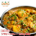 ソヤビーンカレー 250g 単品Soyabean Curry 大豆 ヘルシー インドカレー 冷凍