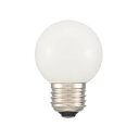 OHM LEDミニボール球装飾用 G50/E26/1.4W/78lm/電球色 LDG1L-G 13(3)