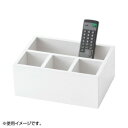 ちどり産業(Tidorisangyou) リモコンラック アイボリー 約W24×D17.5×H10cm(3)