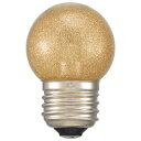 OHM LEDミニボール球装飾用 G40/E26/1.4W/40lm/金(電球)色 LDG1L-H 13G(3)