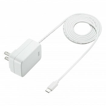 サンワサプライ USB PD対応AC充電器(USB Type Cケーブル一体型) 18W ACA-PD82W サンワサプライ USB PD対応AC充電器(USB Type Cケーブル一体型) 18W ACA-PD82W