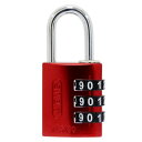 日本ロックサービス 145-bigD/30 ABUSビッグダイヤル錠 レッド 721314