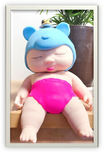 【在庫あり あす楽対応】アグリーベイビーズ　ビッグサイズ 25cm UGLY BABIES BIGオリジナルカラー3色展開(ピンク/ブルー/グリーン)【P2B】