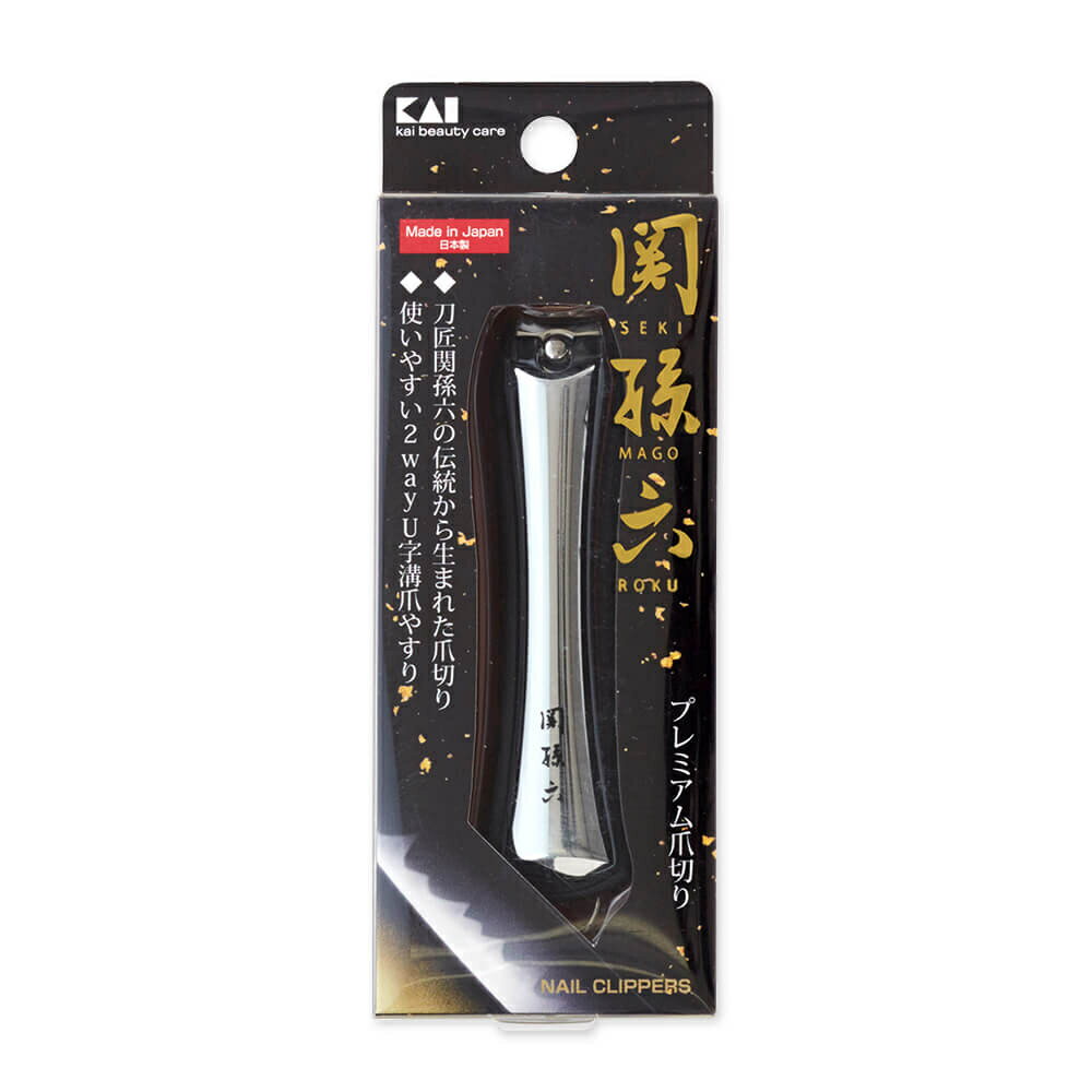 貝印 関孫六 プレミアム爪切り type102 HC3502【つめきり ツメキリ U字 使いやすい 爪やすり ツメヤスリ ケース付】