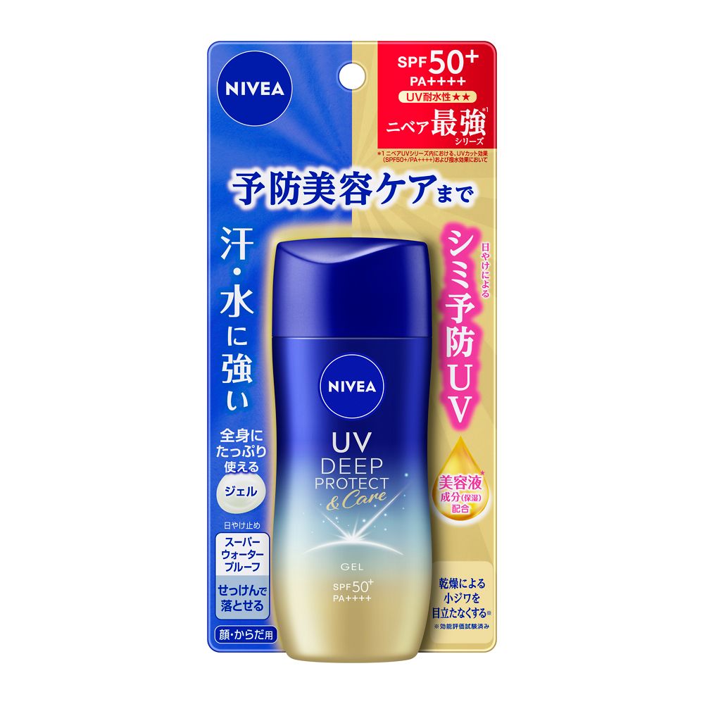 花王 ニベアUV NIVEA 日焼け止め ディープ プロテクト&ケア ジェル 80g
