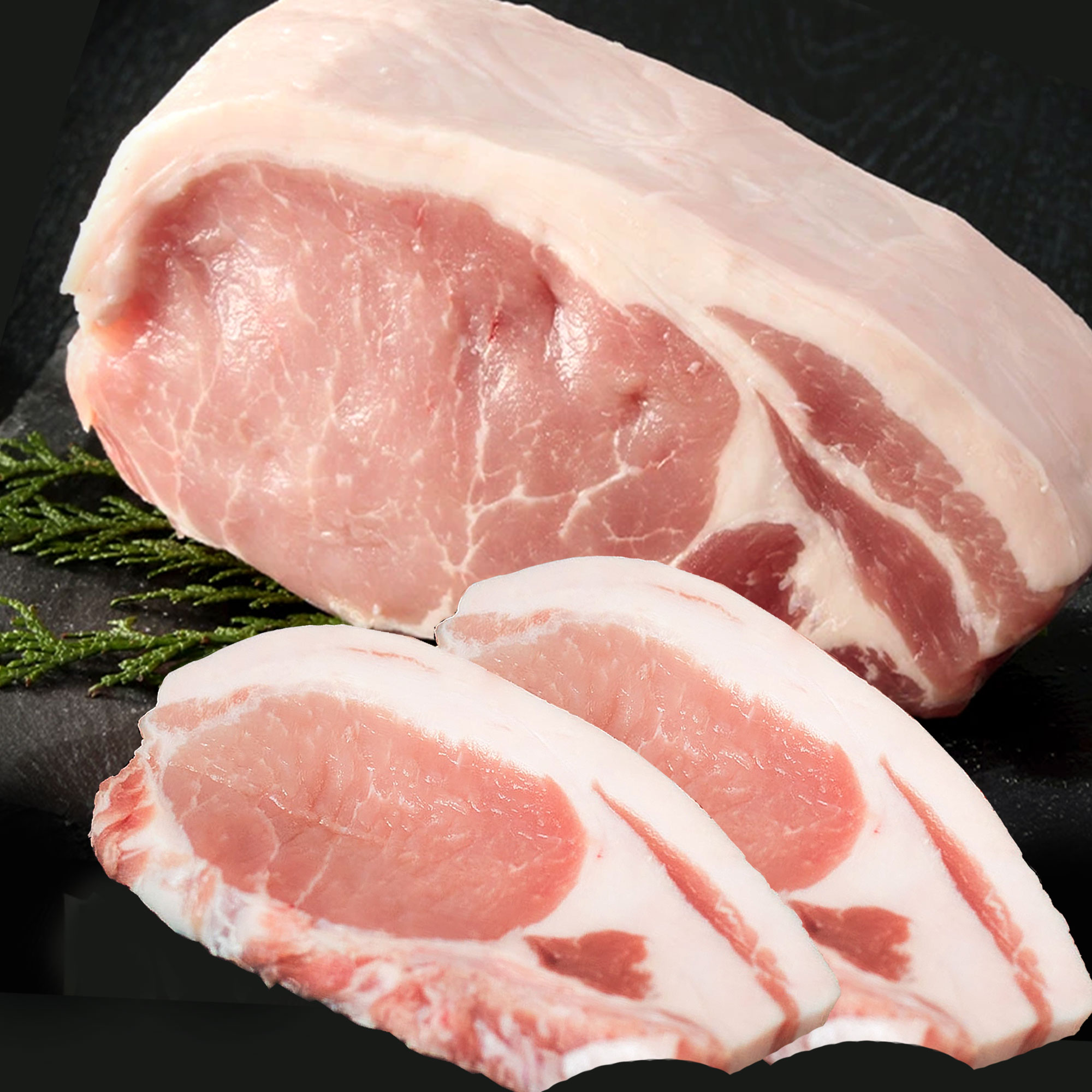 お歳暮 自然派仕立ての豚ロース / ぶた肉 便利な小分け 豚 豚肉 ギフト 天皇家献上品取扱店 森精肉店の..