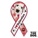 ●【メール便2個・ネコポス3個OK】株式会社TRYL　リボンマグネット THE DOGシリーズ　ダルメシアン