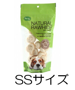 ○ダッドウェイ　PetAg/ペタッグ 犬用おやつ ラウンドノット SSサイズ 6個入り　ガム「W」 （ドッグフード/ペットフード/犬/おやつ/デンタルケア/歯石/歯垢/ストレス解消/超小型犬）