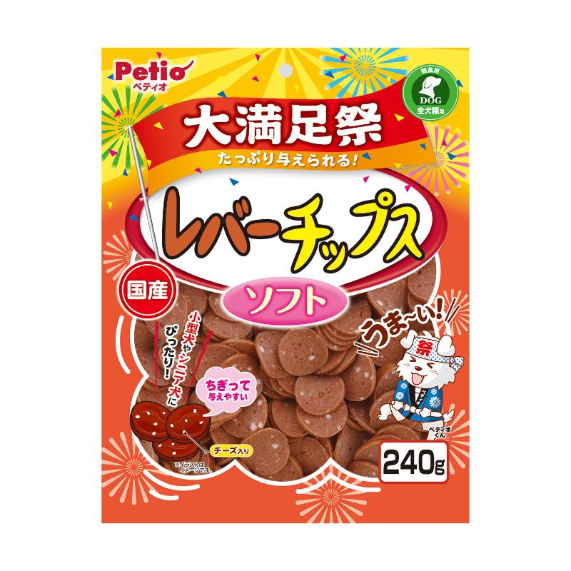 樂天商城 - ○［ペティオ］レバーチップス ソフト 大満足祭 240g