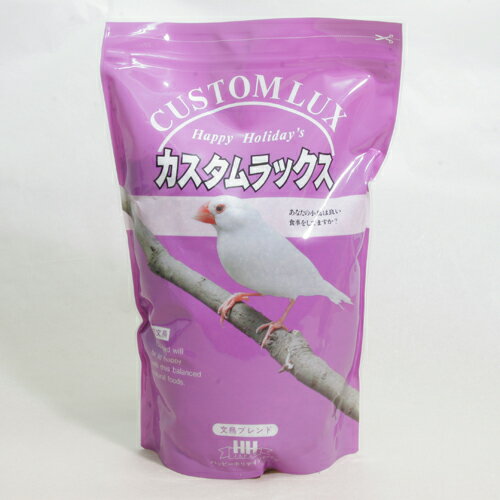 ○ピーツーアンドアソシエイツ　カスタムラックス　文鳥　2．5L「Wのみ」 (ペット/鳥/とり/トリ/主食/穀物)