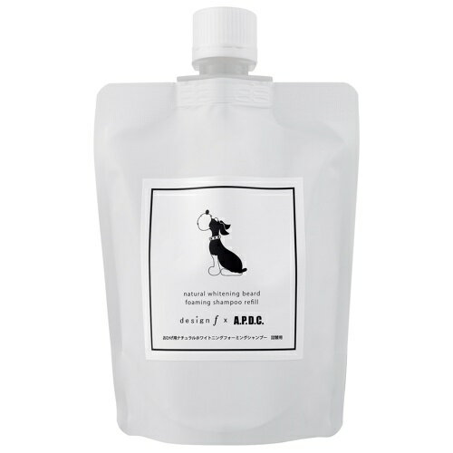 ○株式会社たかくら新産業　APDC（エーピーディーシー）　おひげ用ナチュラル　ホワイトニング　フォーミングシャンプー詰替　180ml　犬専用