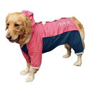○ドギーマン　スポーティーレインウェア　アーバンスタイル　8号　ピンク　犬用　ズボンタイプ