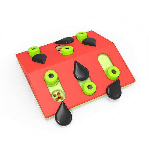 ○株式会社ダッドウェイペット　トリーツトイ　ウォーターメロン（スイカ）　猫の知育トイ「W」