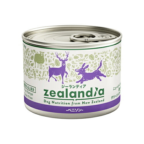 ○株式会社スリーイレブン　zealandia/ジーランディア　ドッグ　ベニソン　185g　最高品質のプレミアムドッグフード　ペースト状「W」