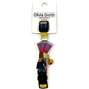 ○【メール便4個・ネコポス6個OK】株式会社ワールド商事 FIELDPOINT Olivia Smith/オリビアスミス キャットカラー マルチボーダー柄 猫用...