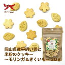 ○オーシーファーム 岡山県産平飼い卵と米粉のクッキー モリンガ&キクイモ 30g 犬のおやつ