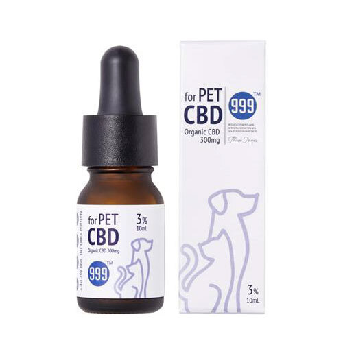 ○【株式会社バリューマーケティング研究所】999　for　PET　CBDオイル　3％　10mL　【犬猫用】「W」