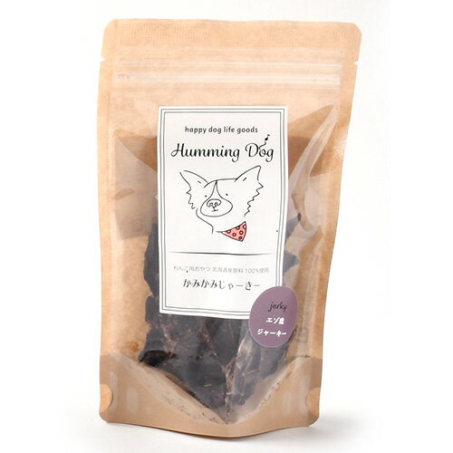 ○ワンダードック　HD　ハミングドッグ　かみかみジャーキー　エゾ鹿ジャーキー　40g　犬おやつ「W」