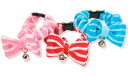 ☆●【メール便3個・ネコポス4個OK】【アモワークス】Cat Amo.k パイルシュシュ カラー S・Mサイズ 猫用(ピンク・レッド・ブルー)