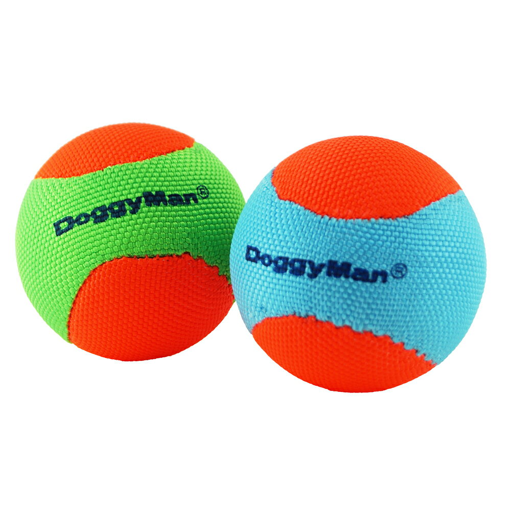 ○ドギーマン　ソフトノーパンクボール S　2個入　超小型犬～小型犬