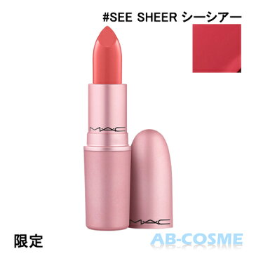 MAC マック リップスティック #SEE SHEER シーシアー (PETAL POWER) 3g 限定[ 口紅 ]☆新入荷04 2020春