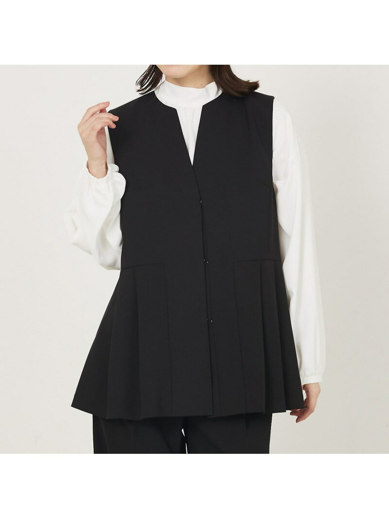 【エニデイカセット】タック切り替えジレ abahouse mavie アバハウス マヴィ トップス その他のトップ..